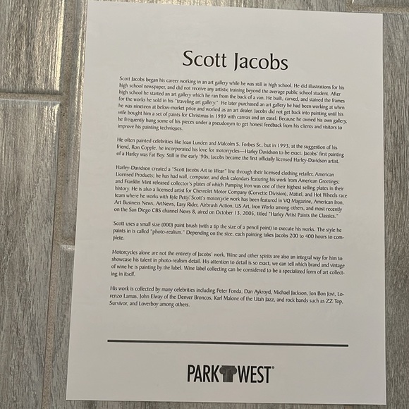 Seriolithograph “GRAPE PERFECTION” by SCOTT JACOBS - Picture 9 of 9